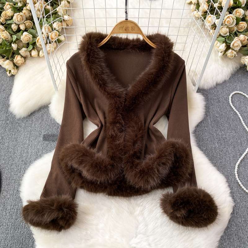 เสื้อแจ็คเก็ตขนเฟอร์เทียมสำหรั - Jackets บทวิจารณ์และราคา