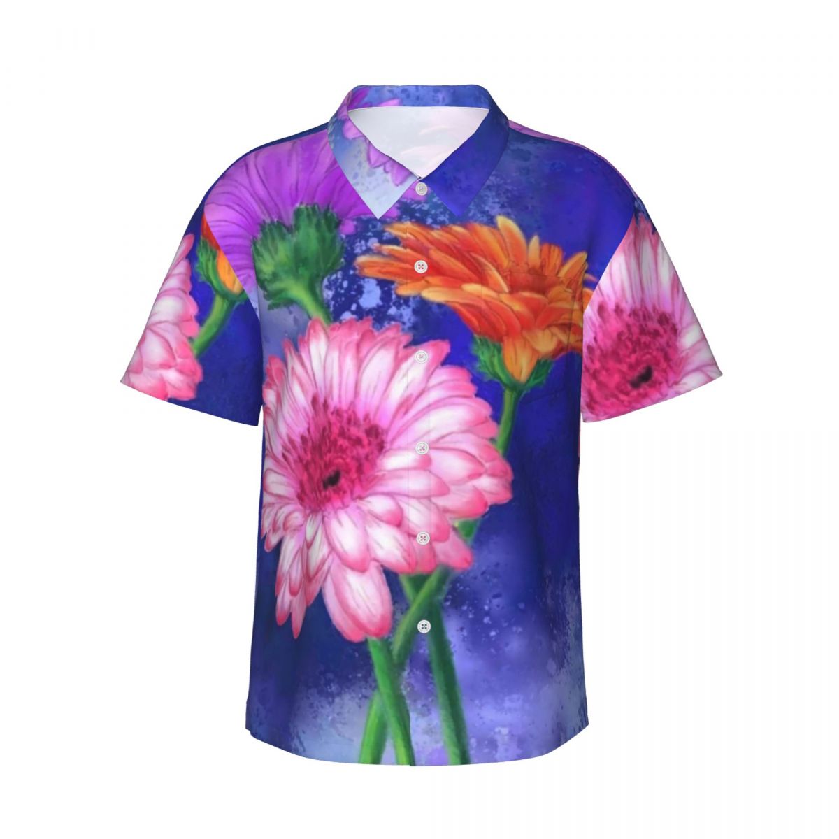 เสื้อฮาวายชายหาดดอกไม้ศิลปะเสื - Vintage Hawaiian Floral Shirt บทวิจารณ์และราคา