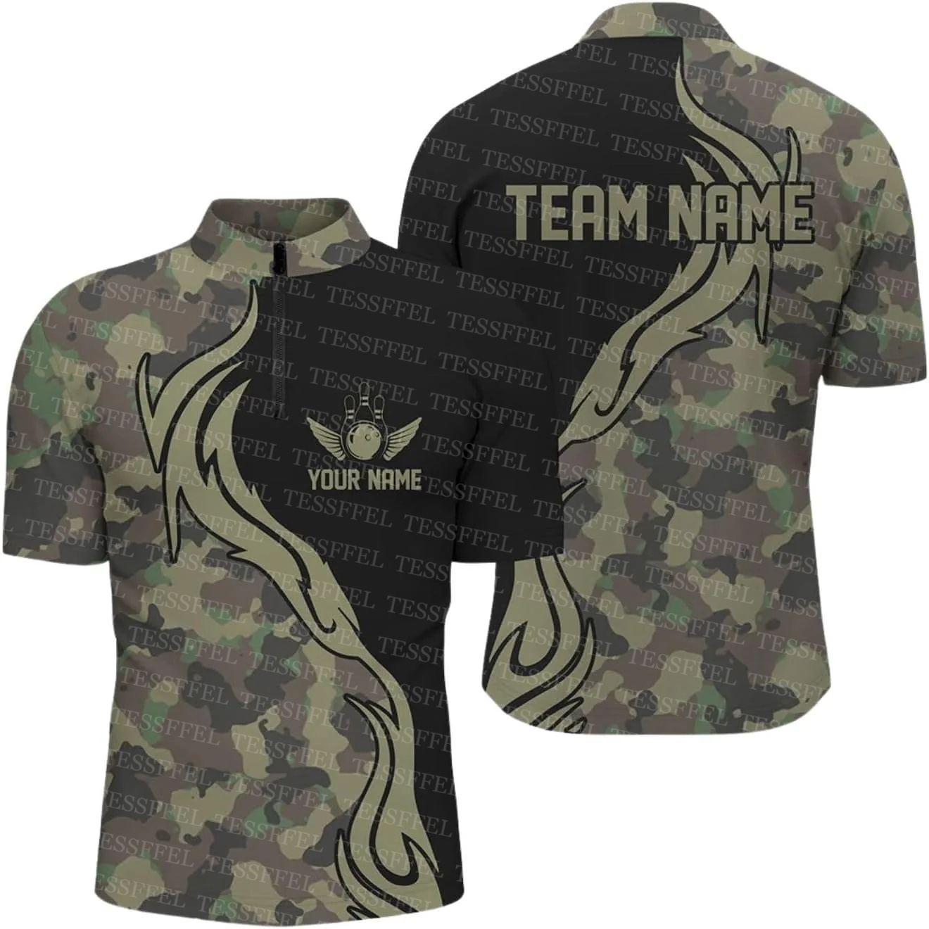 ชื่อที่กำหนดเองกราฟฟิตี้เฟลมสไ - Short Sleeve Bowling Shirt Retro บทวิจารณ์และราคา