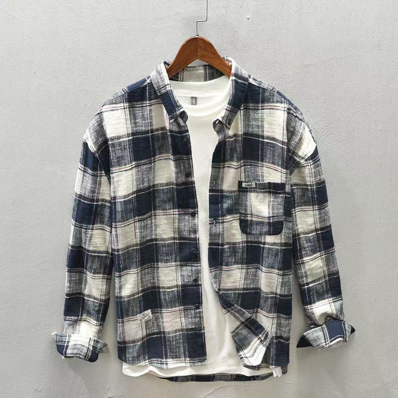 เสื้อเชิ้ตแจ็คเก็ตลายตารางสไตล - Flannel Plaid Shirt Heavy Weight บทวิจารณ์และราคา