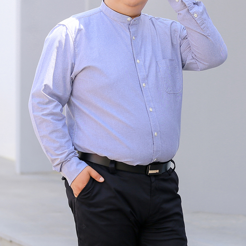 เสื้อเชิ้ตเกาหลีใหม่ ฤดูใบไม้ร - Mandarin Collar Formal Shirt Slim Fit บทวิจารณ์และราคา