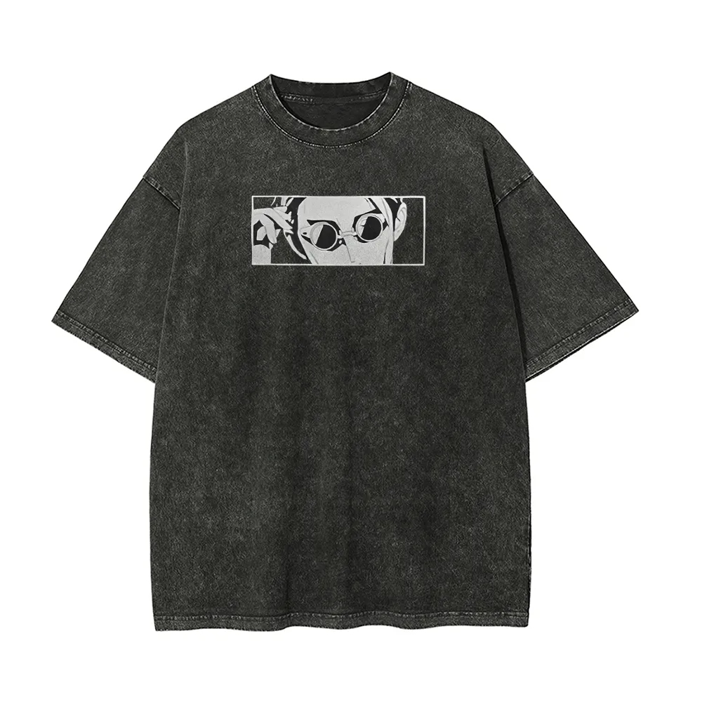 เสื้อยืด Kento Nanami Jujutsu  - Acid Wash Vintage Graphic T Shirt บทวิจารณ์และราคา