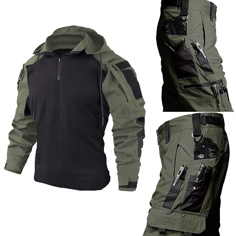 ชุดเครื่องแบบทหารยุทธวิธี เสื้ - Tactical Military Shirt Cargo บทวิจารณ์และราคา