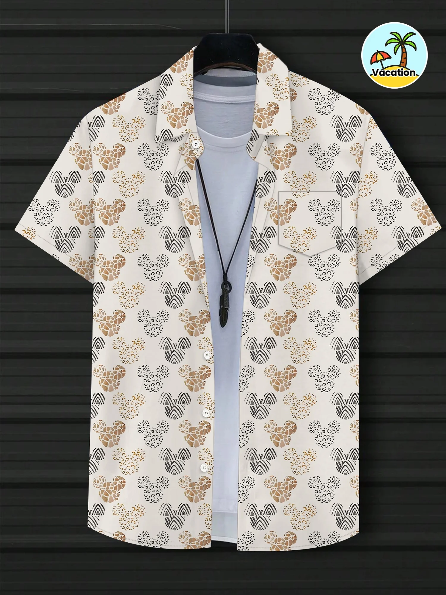 เสื้อฮาวายลายต้นปาล์ม ดอกลีลาว - Vintage Hawaiian Floral Shirt บทวิจารณ์และราคา