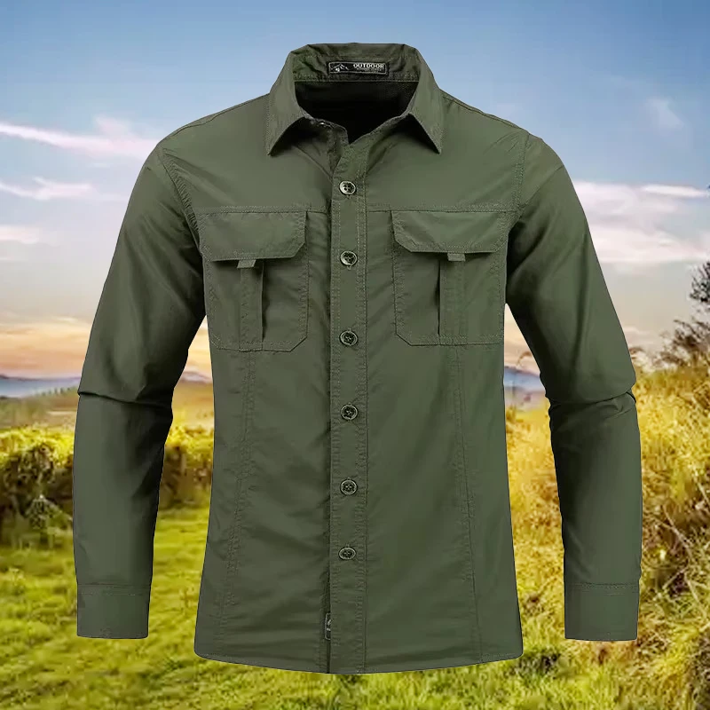 5XL ผู้ชายน้ําหนักเบา Quick-Dr - Tactical Military Shirt Cargo บทวิจารณ์และราคา