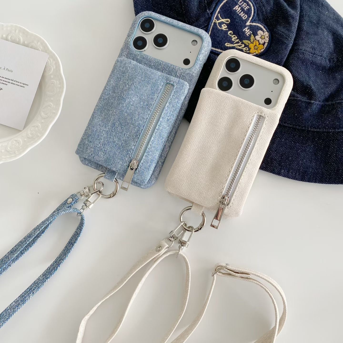 กระเป๋าใส่บัตรและเงินแบบซิปสำห - Jeans บทวิจารณ์และราคา