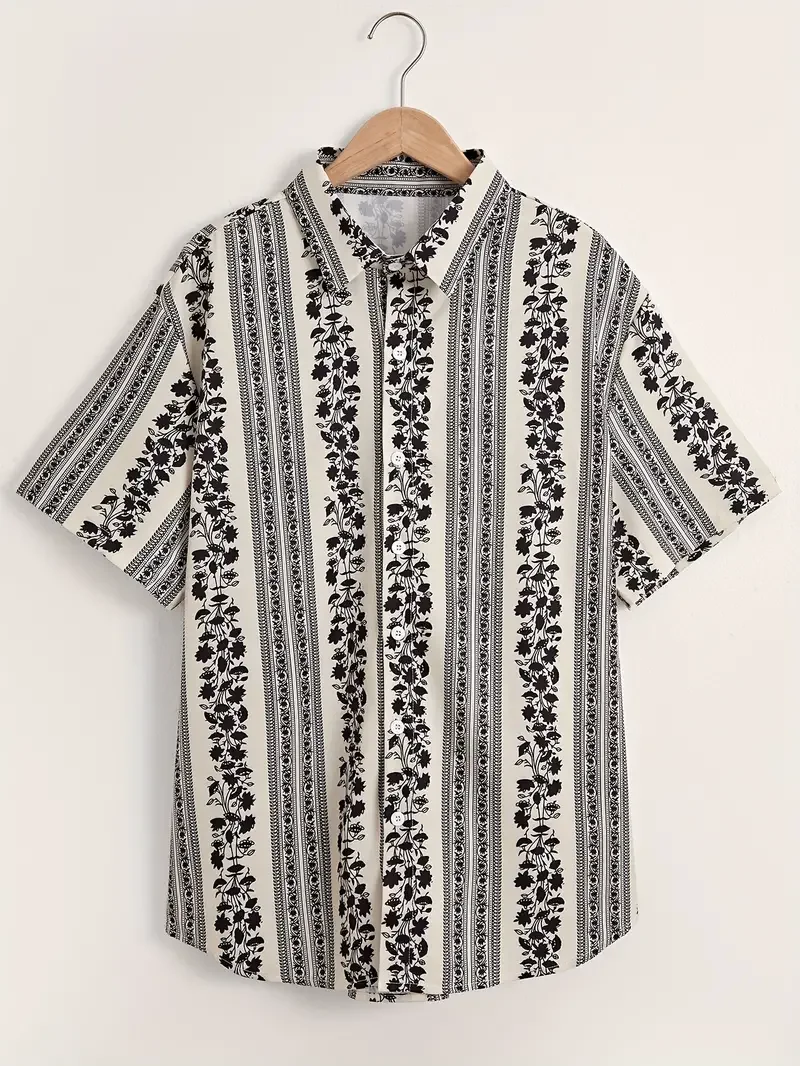 เสื้อฮาวายลายลูกโบว์ลิ่งคลาสสิ - Short Sleeve Bowling Shirt Retro บทวิจารณ์และราคา