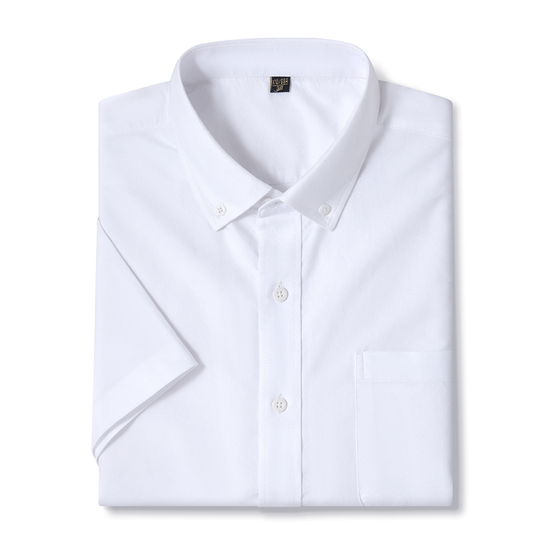 ฤดูร้อนคุณภาพสูง 100% Cotton M - Oxford Cotton Casual Shirt Business บทวิจารณ์และราคา