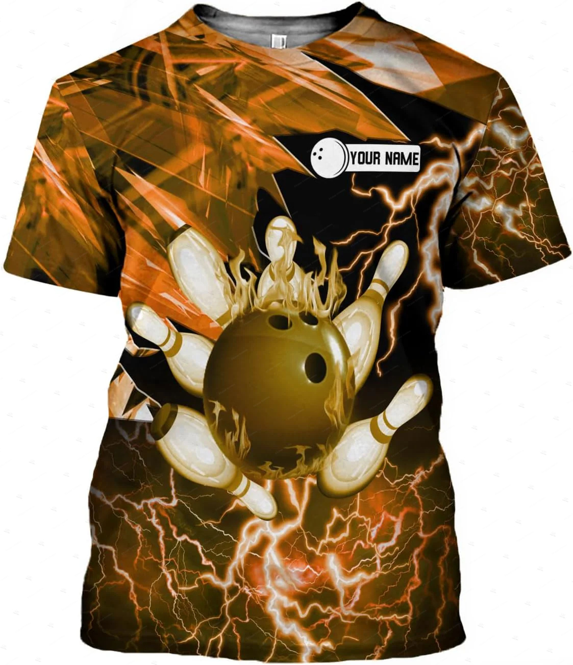 Custom ชื่อ Gradient โบว์ลิ่งเ - Short Sleeve Bowling Shirt Retro บทวิจารณ์และราคา