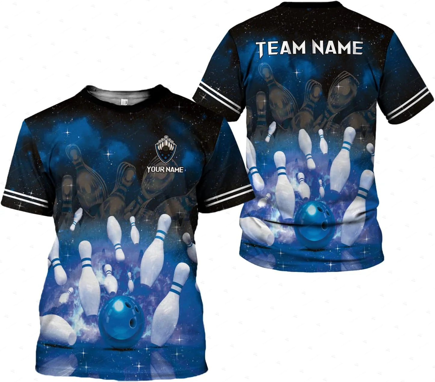 Custom ชื่อ Gradient โบว์ลิ่งเ - Short Sleeve Bowling Shirt Retro บทวิจารณ์และราคา
