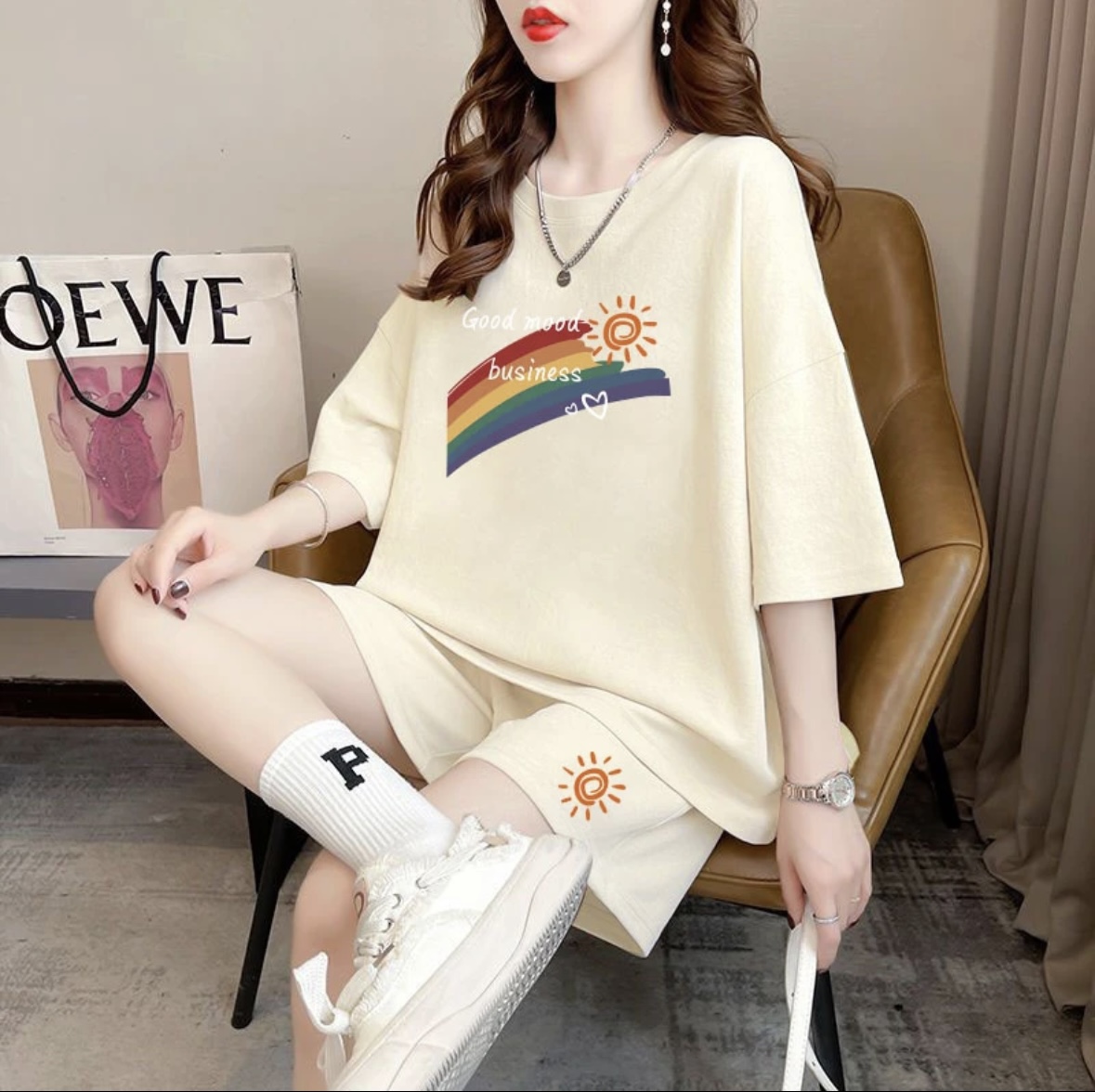 ชุดกางเกงขาสั้นแฟชั่นฤดูร้อนสำ - T-Shirts บทวิจารณ์และราคา